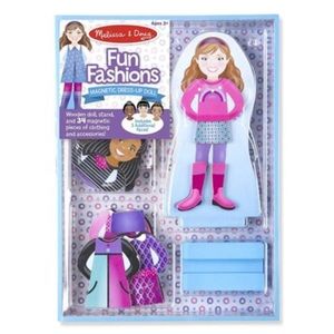 🟢Melissa & Doug Magnetic Fun Fashions Dress Up Doll